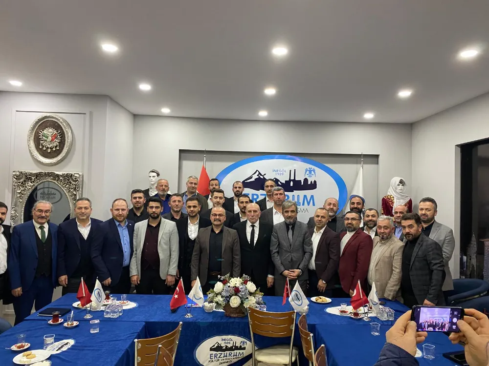 İnegöl Erzurumlular Derneği’nde Yeni Başkan Sinan Döngel Oldu!