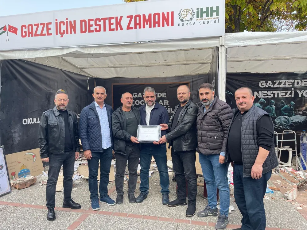 Kafkas yardım derneğinde gazze