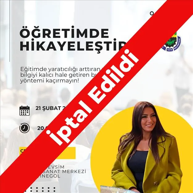 “Öğretimde Hikayeleştirme” Semineri Ertelendi