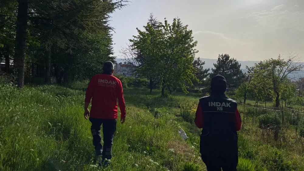 Arama çalışmalarına İndak ekibide katıldı