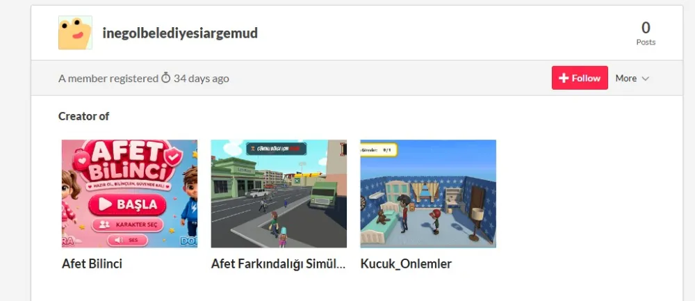İnegöl Belediyesi’nin Ödüllü Afet Oyunları Erişime Açıldı
