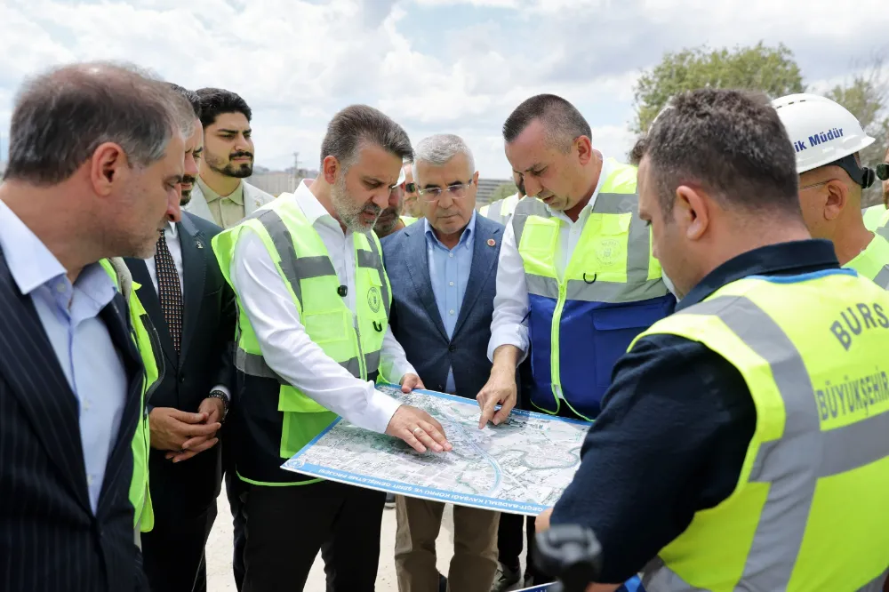 Başkan Vekili Biba, Mudanya Yolu’nda ulaşımı rahatlatacak projeleri inceledi