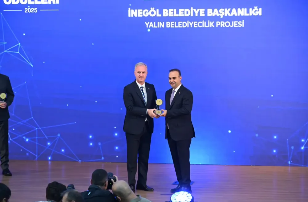 İnegöl Belediyesi’nin “Yalın Belediyecilik” Projesine Bakanlıktan Ödül