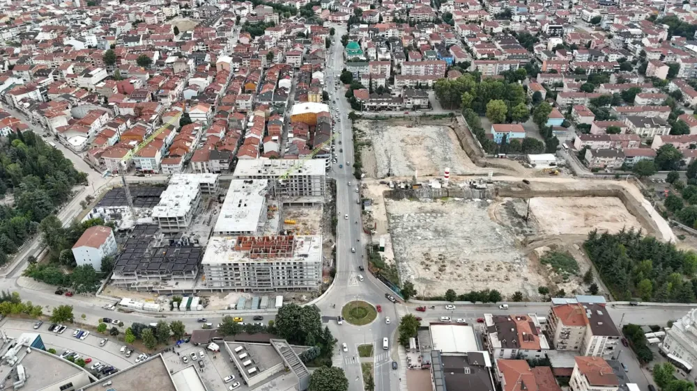 Turgutalp Kentsel Dönüşüm Projesinde Çalışmalar Tüm Hızıyla Sürüyor